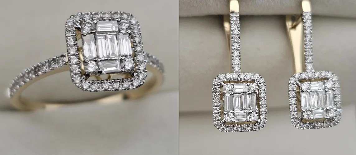 Комплект Deimantas 108078550 17,5р 0,6ct 1,00ct. купить,NaN