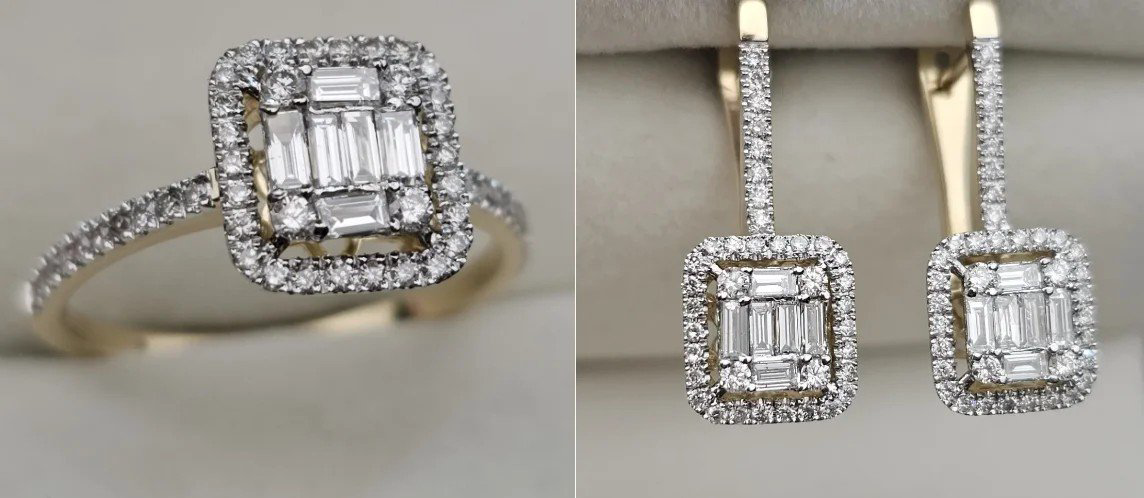 Комплект Deimantas 108078550 17,5р 0,6ct 1,00ct. купить,NaN