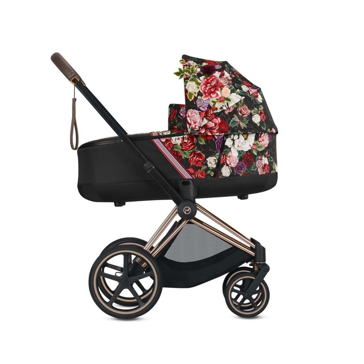 Коляска 2 в 1 Cybex Priam III FE Spring Blossom dark купить,NaN