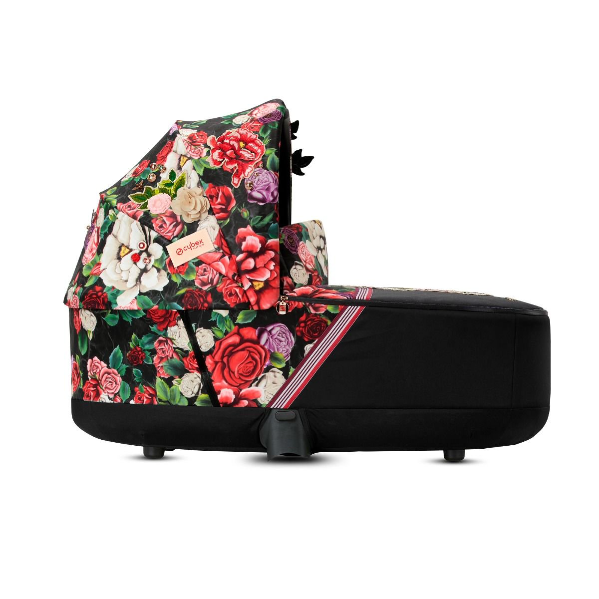 Коляска 2 в 1 Cybex Priam III FE Spring Blossom dark купить,NaN
