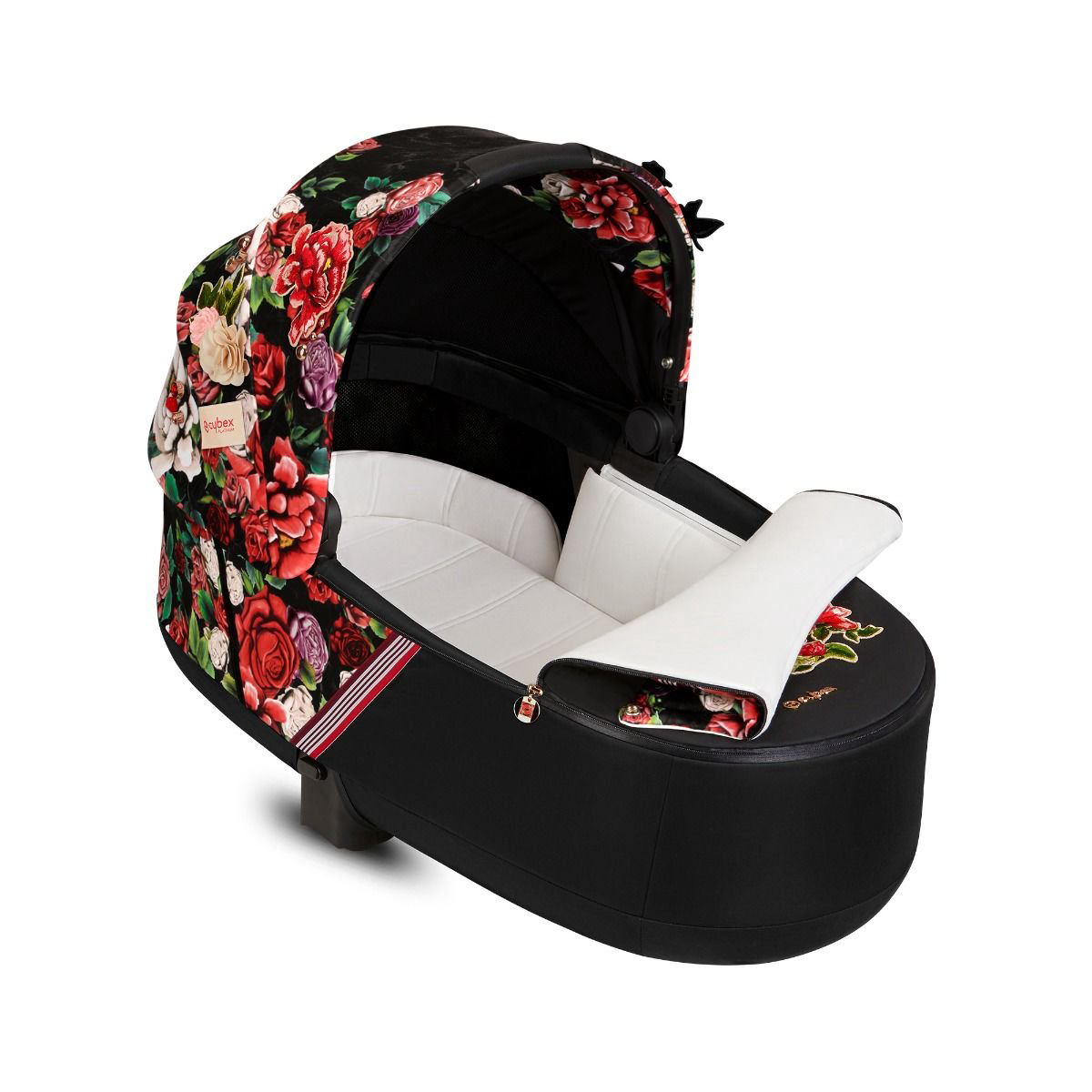 Коляска 2 в 1 Cybex Priam III FE Spring Blossom dark купить,NaN