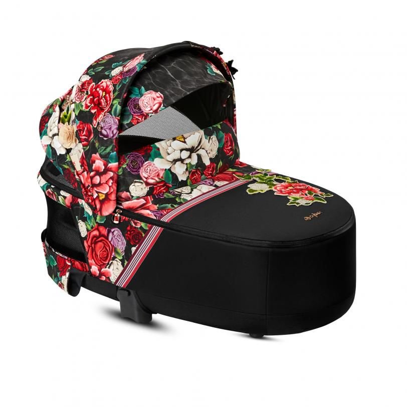 Коляска 2 в 1 Cybex Priam III FE Spring Blossom dark купить,NaN