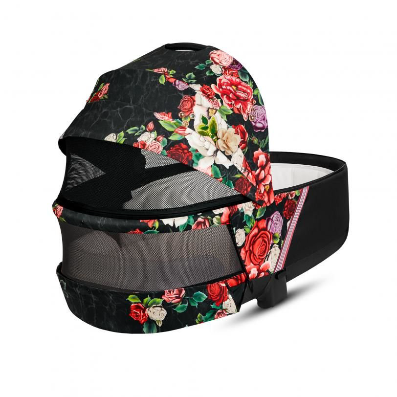 Коляска 2 в 1 Cybex Priam III FE Spring Blossom dark купить,NaN