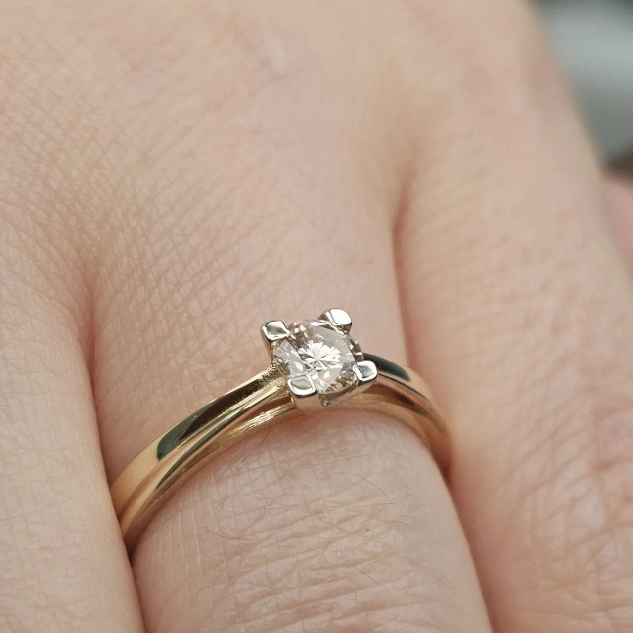 Кольцо Deimantas 108092935 16,5р 1,67гр 0,306ct. купить,NaN