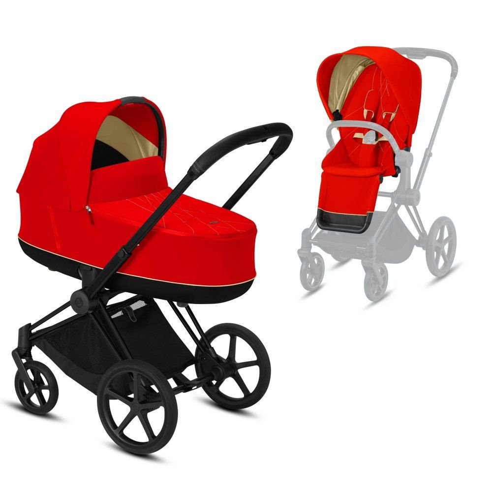 Коляска 2 в 1 Cybex Priam III Autumn Gold Orange купить,NaN