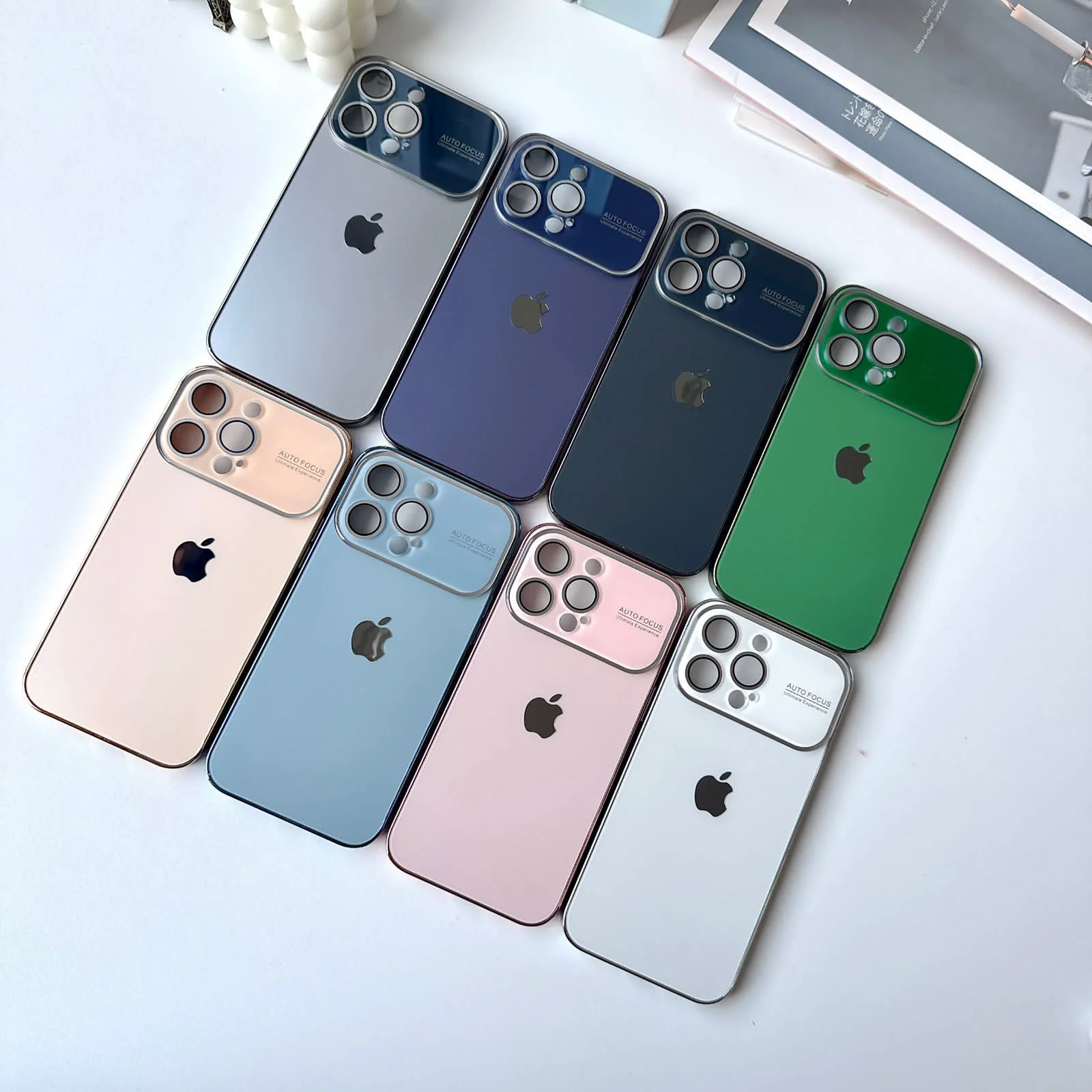 Чехол Auto Focus для Apple IPhone 15 Pro Max Unique Case Green купить,NaN