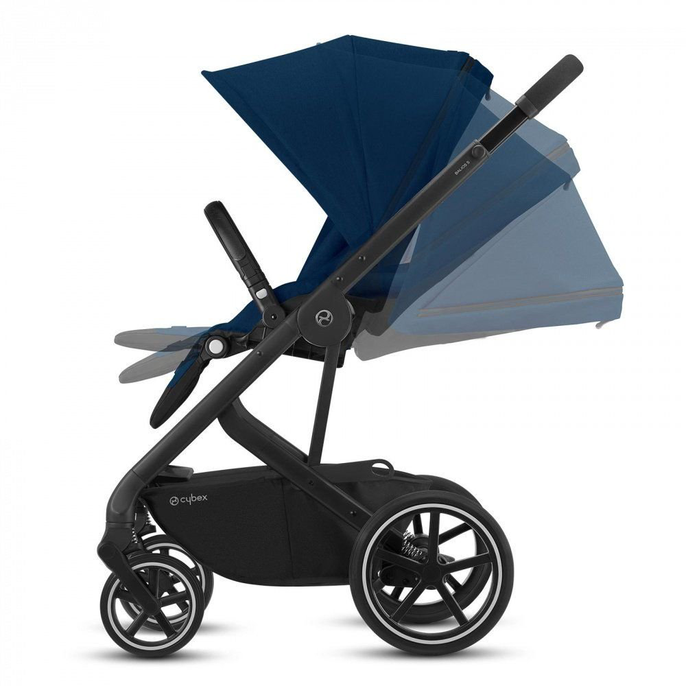 Коляска прогулочная Cybex Balios S Lux BLK Navy Blue купить,NaN