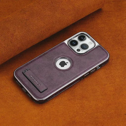 Чехол JDK для Apple iPhone 14 Pro Leather Black