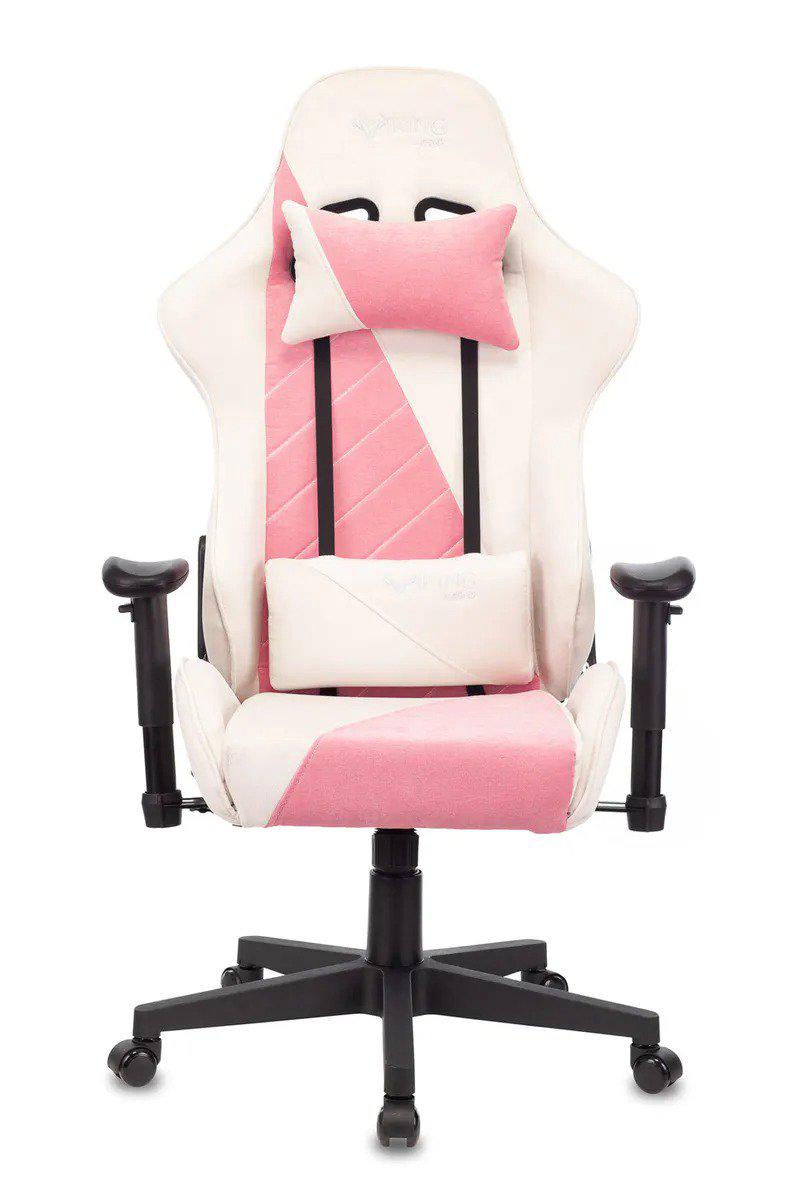 Кресло игровое Zombie Viking X Fabric бело-розовое купить,NaN