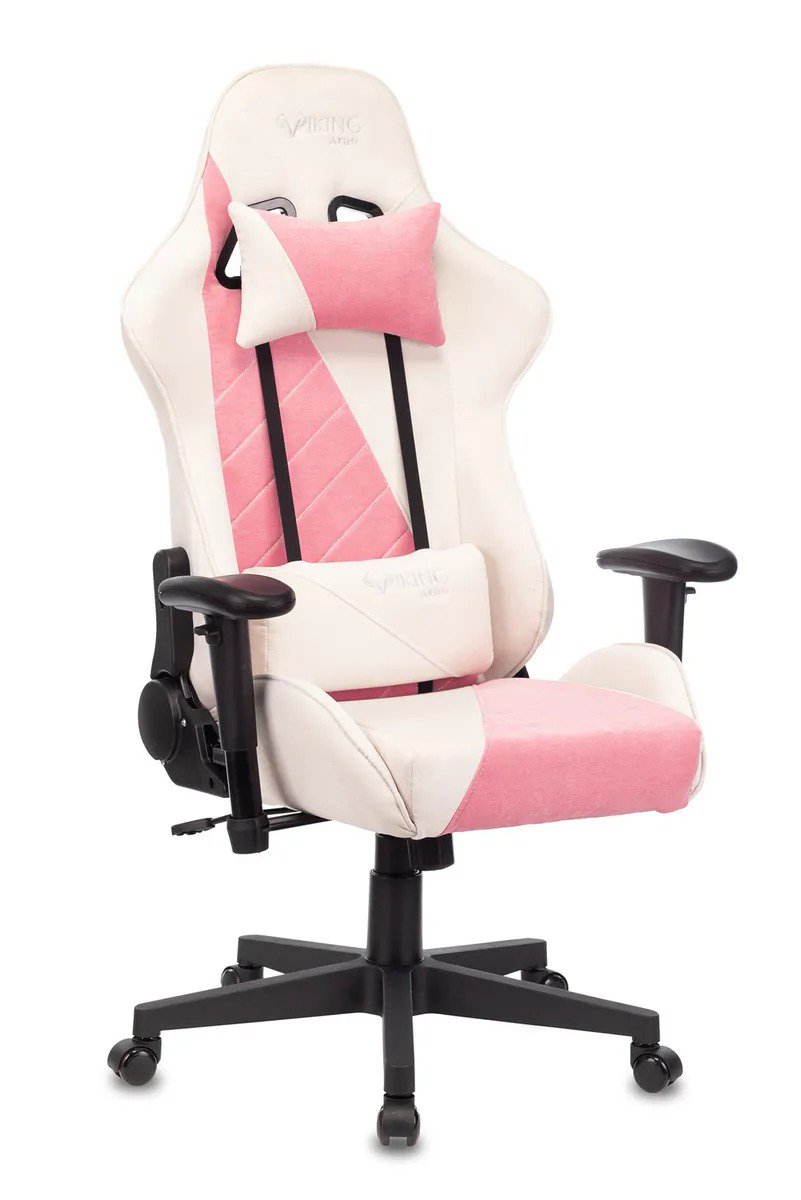 Кресло игровое Zombie Viking X Fabric бело-розовое купить,NaN