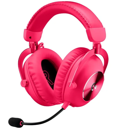 Наушники Logitech G Pro X 2 Lightspeed 981-001275 Magenta розовые