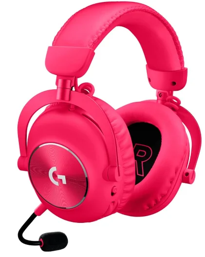 Наушники Logitech G Pro X 2 Lightspeed 981-001275 Magenta розовые