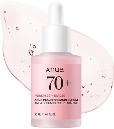 Anua сыворотка Peach 70 + niacin serum для лица, для зоны декольте 30 мл купить,NaN
