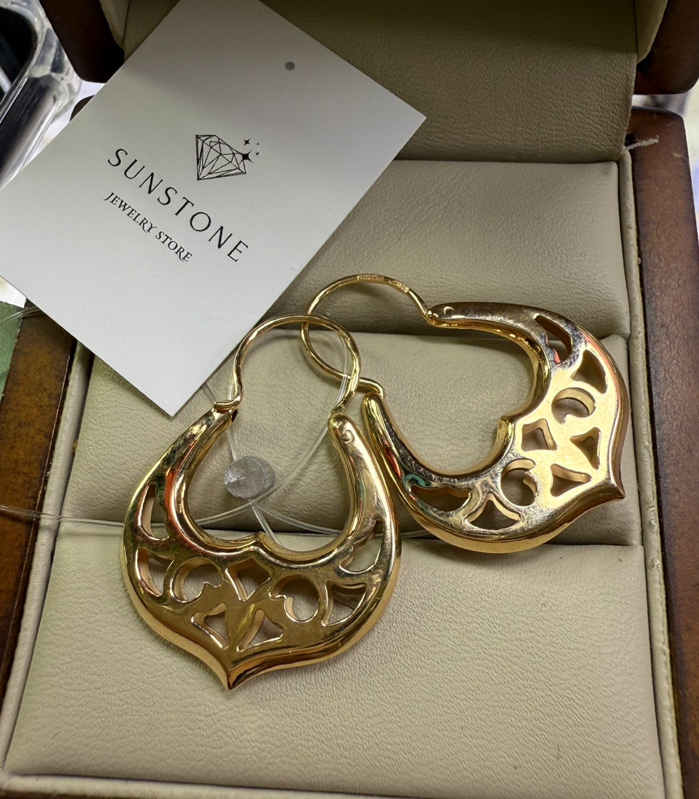 Серьги Sunstone S524 золото 3.5гр купить,285000