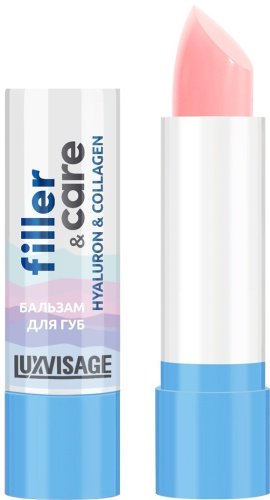 LUXVISAGE Care бальзам оттеночный для губ розовый, прозрачный Filler купить,NaN