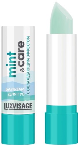 LUXVISAGE Care бальзам оттеночный для губ прозрачный Mint купить,1500