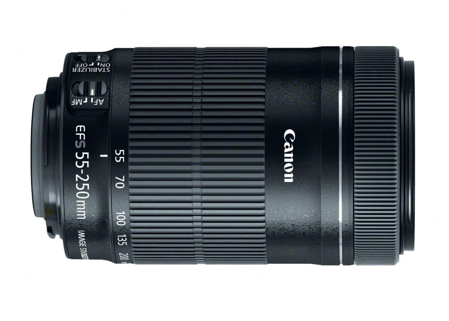 Фото объектив Canon EF-S 55-250mm f4-5.6 IS STM черный - ForteMarket Фото объектив Canon EF-S 55-250mm f4-5.6 IS STM черный купить,0