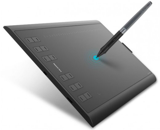 Графический планшет Huion H1060P черный - ForteMarket Графический планшет Huion H1060P черный купить,0