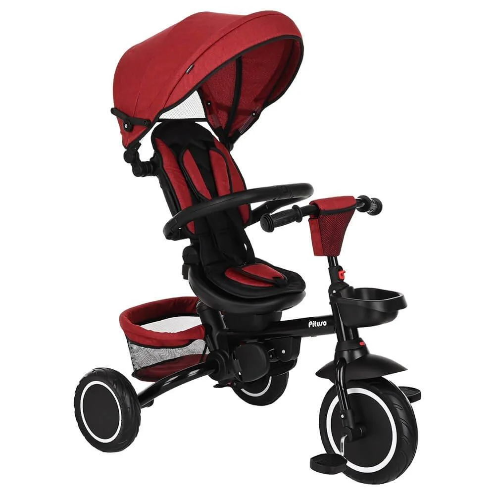 Велосипед детский Pituso Elite Plus Red Maroon 10" - 8" темно-красный купить,NaN