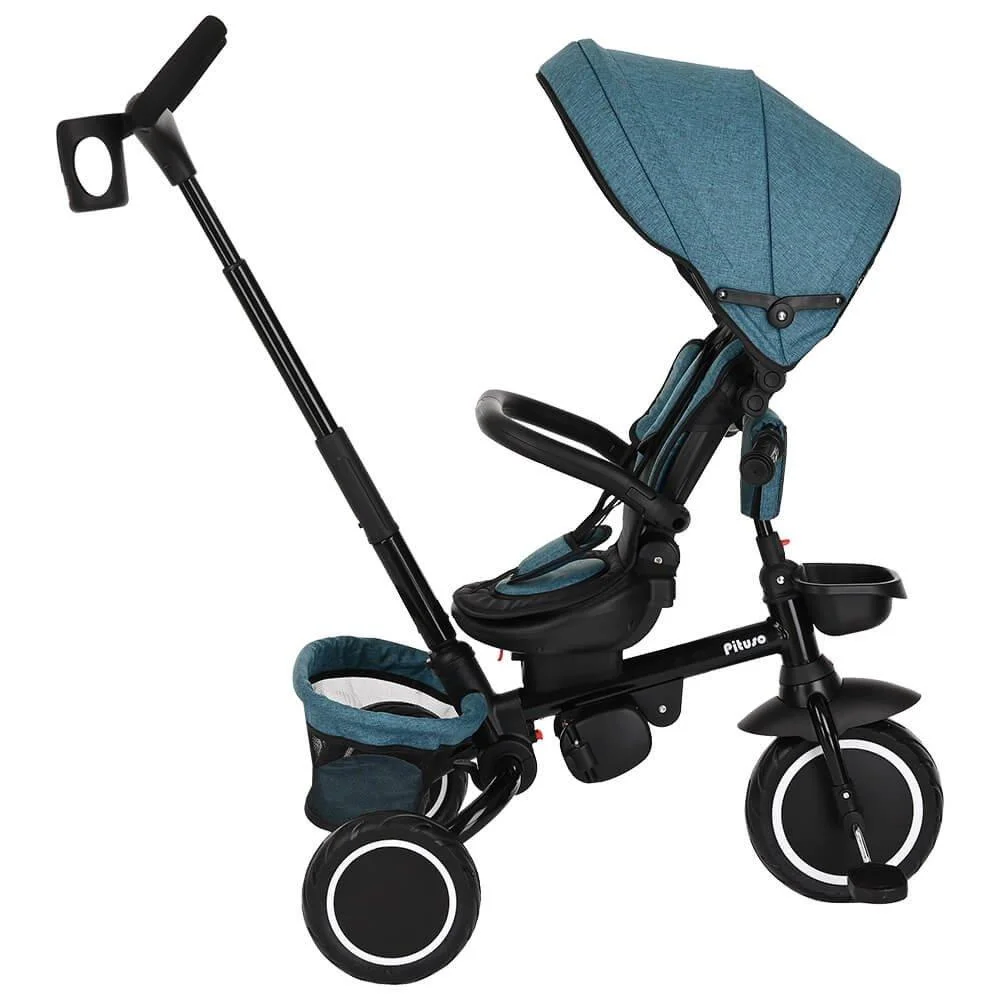 Велосипед детский Pituso Elite Teal Blue 10" - 8" сине-зеленый купить,0