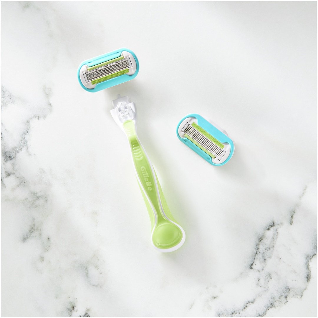 Gillette Venus Embrace гладкость надолго бритвенный станок 1 шт + сменная кассета 1 шт