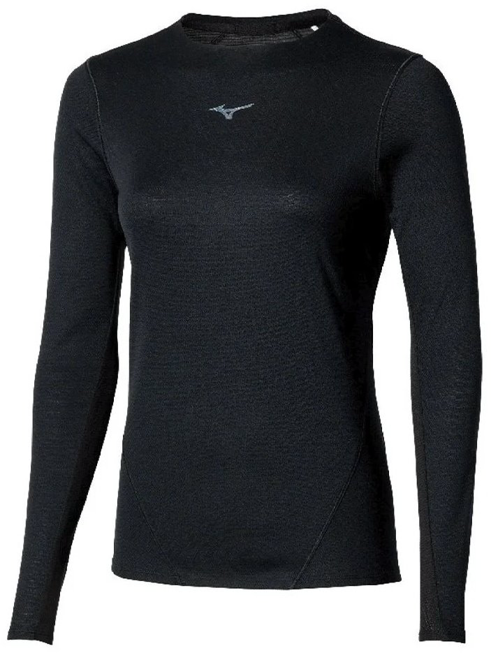 Лонгслив Mizuno черный купить,42900
