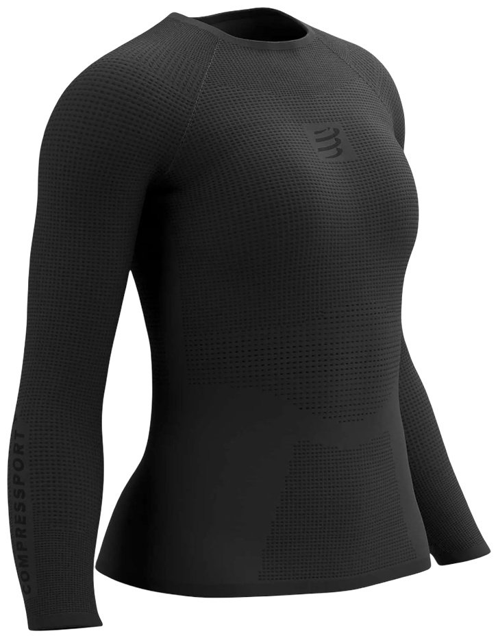 Лонгслив Compressport черный