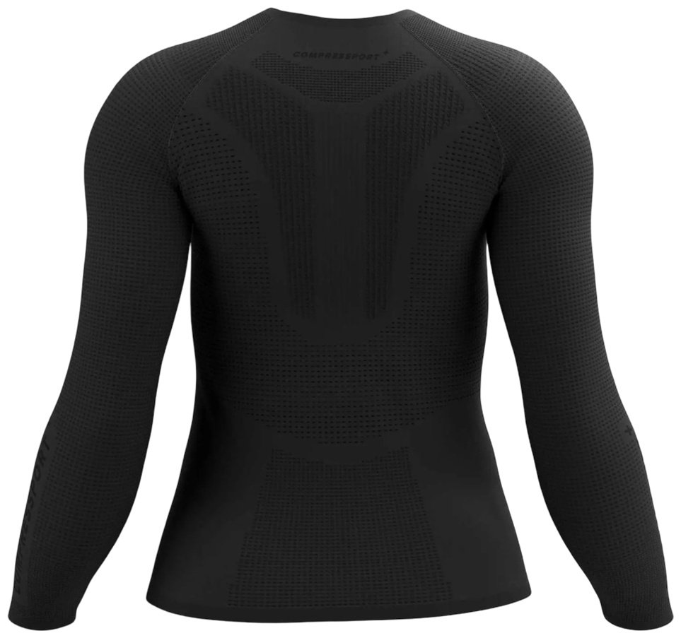 Лонгслив Compressport черный