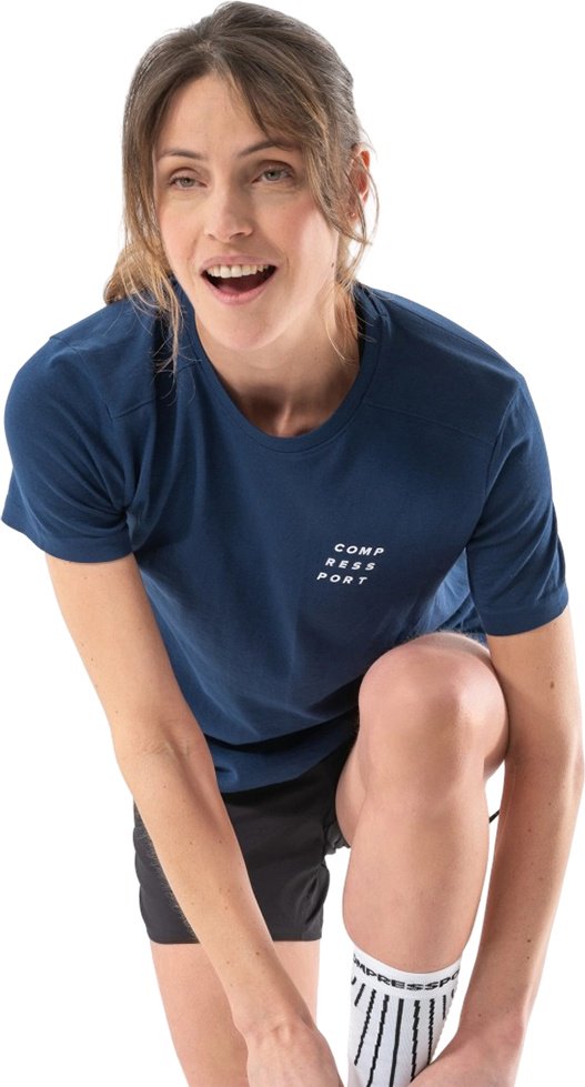 Футболка Compressport синий