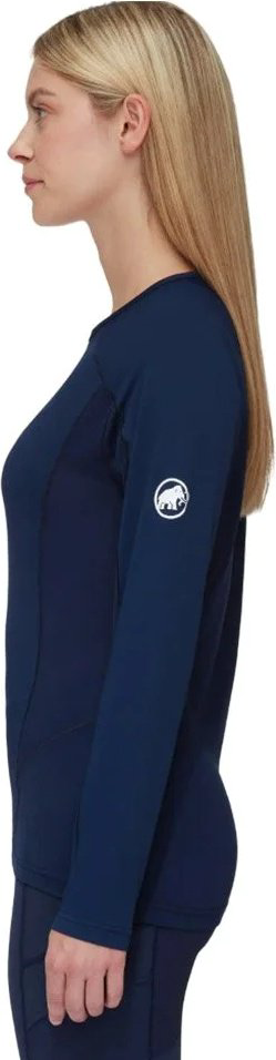 Лонгслив Mammut синий купить,54900