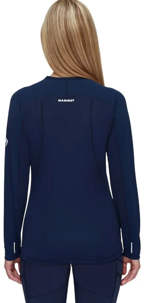 Лонгслив Mammut синий купить,54900