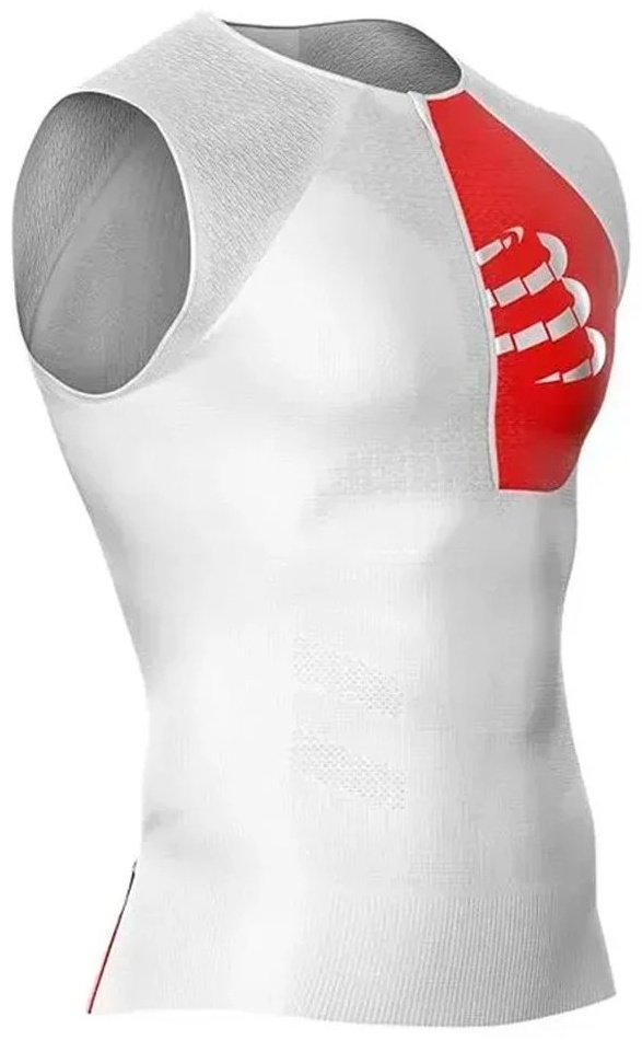 Майка Compressport белый купить,28900