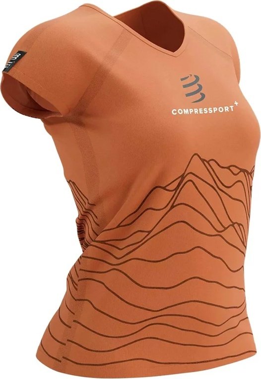 Футболка Compressport оранжевый купить,22900