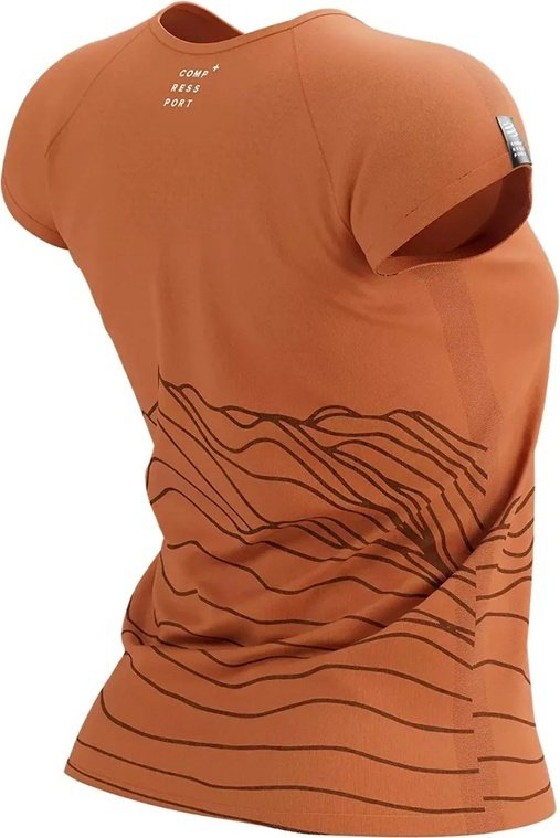 Футболка Compressport оранжевый купить,22900