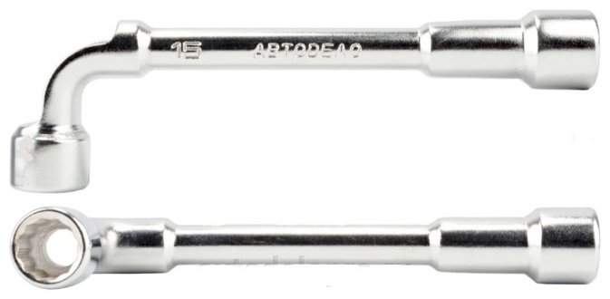 АвтоDело ключ гаечный угловой 13 мм 40753, 1 шт