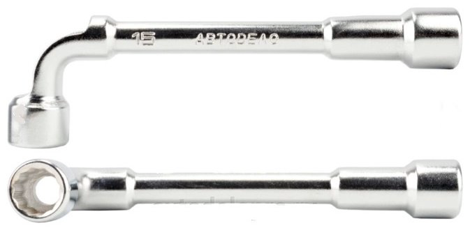 АвтоDело ключ гаечный угловой 19 мм 40759, 1 шт