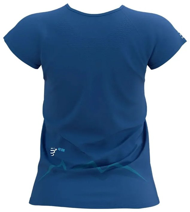 Футболка Compressport синий купить,NaN