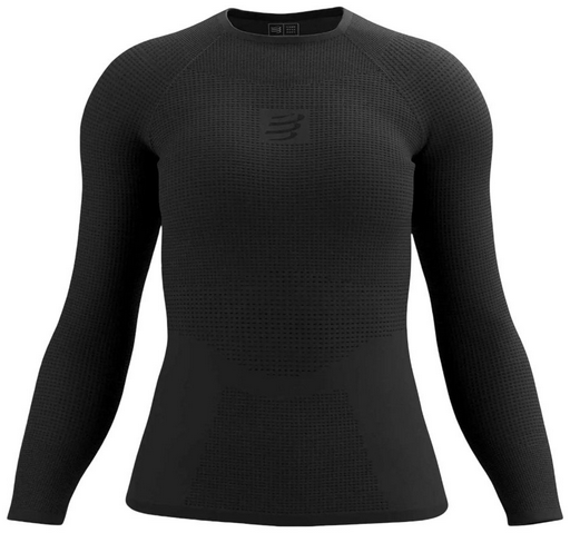 Лонгслив Compressport черный