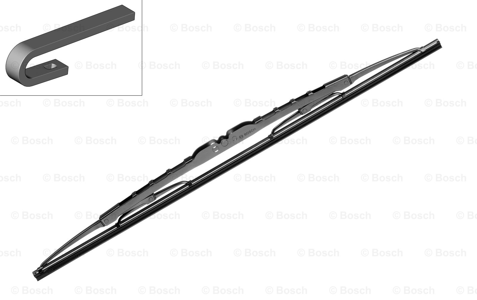 Щетка каркасная Bosch 3397004668 450 мм, 1 шт купить,NaN