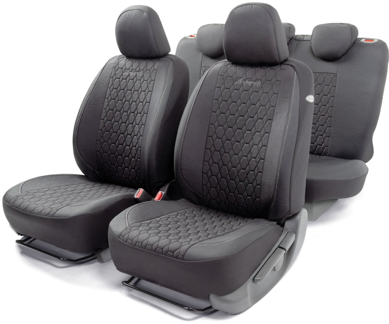 AUTOPROFI чехлы универсальные Verona VER-1505 BK/BK чёрный