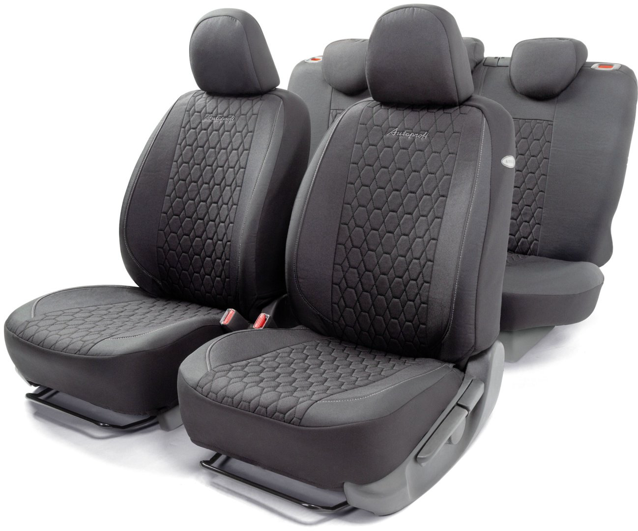 AUTOPROFI чехлы универсальные Verona VER-1505 BK/BK чёрный
