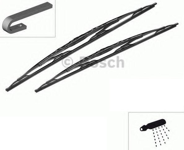 Щетка каркасная Bosch 3 397 118 205 700 мм, 2 шт купить,NaN