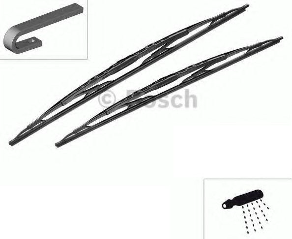 Щетка каркасная Bosch 3 397 118 205 700 мм, 2 шт купить,NaN