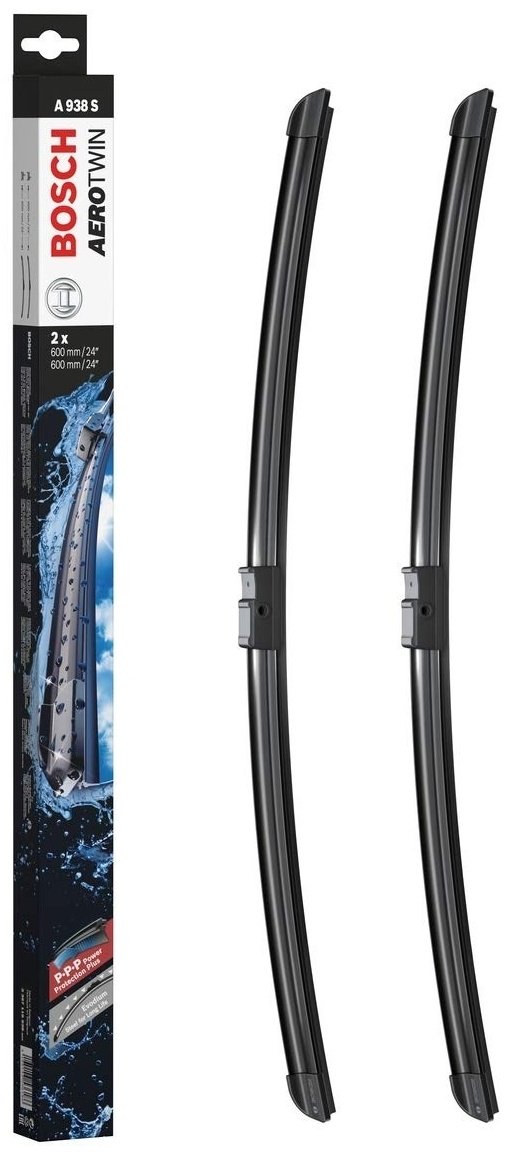 Щетка бескаркасная Bosch 3397118938 600 мм, 2 шт купить,NaN