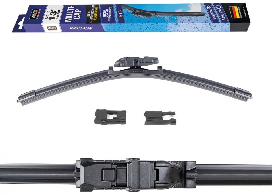 Щетка бескаркасная AVS 80481 630 мм, 1 шт купить,NaN