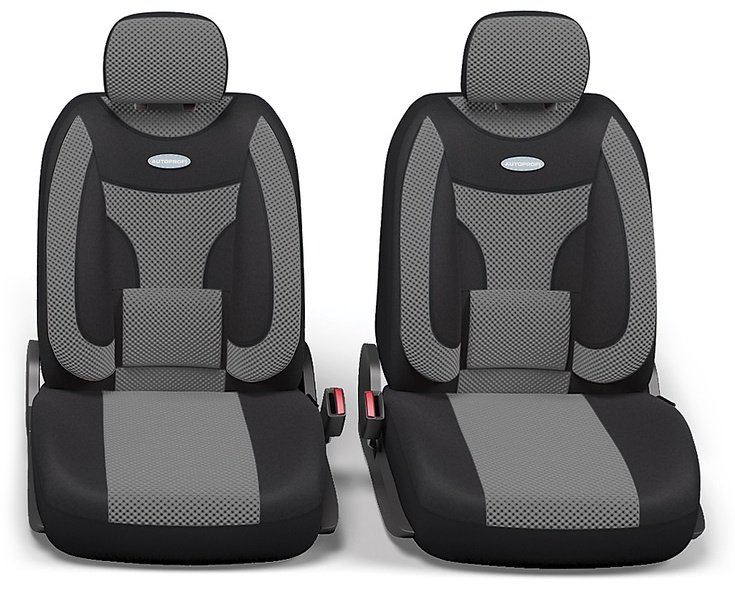 AUTOPROFI чехлы универсальные Extra Comfort ECO-1105 BK/D.GY черный-серый
