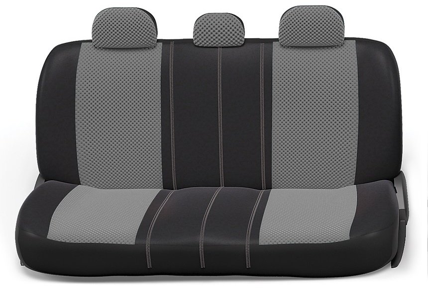 AUTOPROFI чехлы универсальные Extra Comfort ECO-1105 BK/D.GY черный-серый
