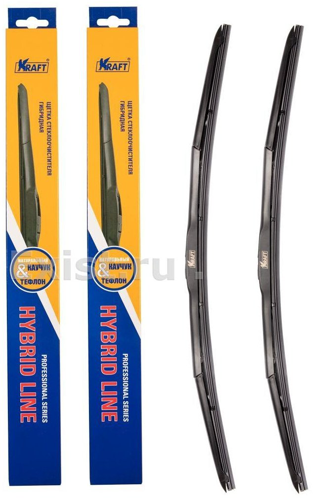 Щетка гибридная Kraft KT830911 550 мм, 2 шт купить,NaN