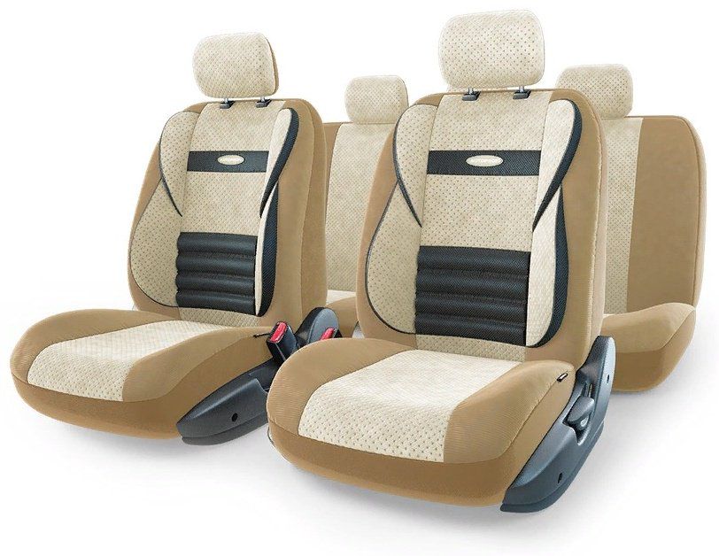 Autoprofi чехлы универсальные Comfort Combo CMB-1105 D.BE/L.BE бежевый