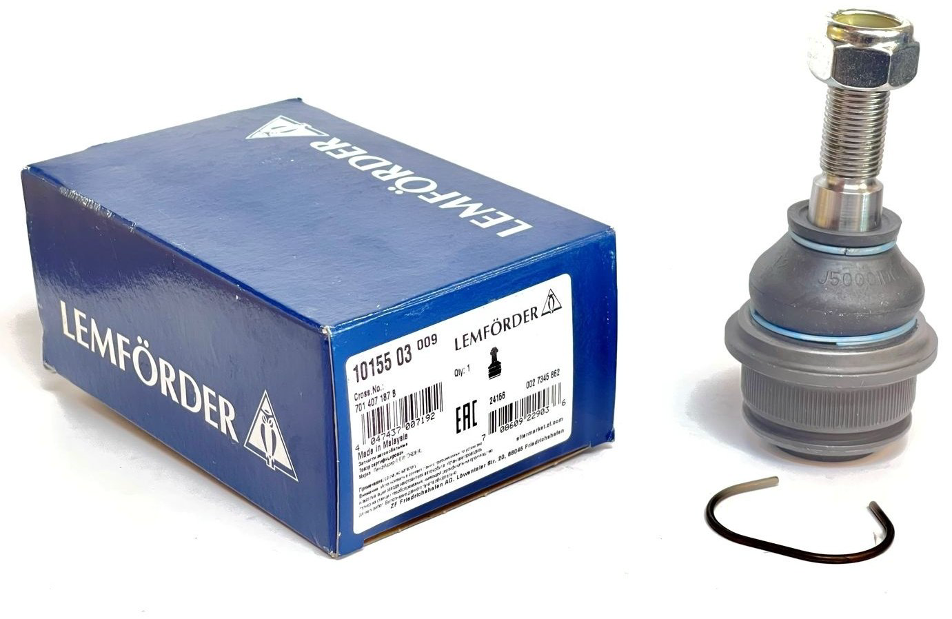 Lemforder опора шаровая 1015503 купить,16280